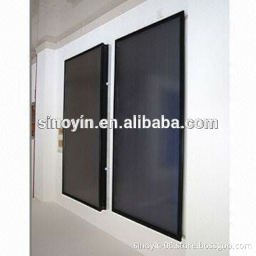 Solar Water Heater Collector with Blue Titanium Absorber and High Absorptivity